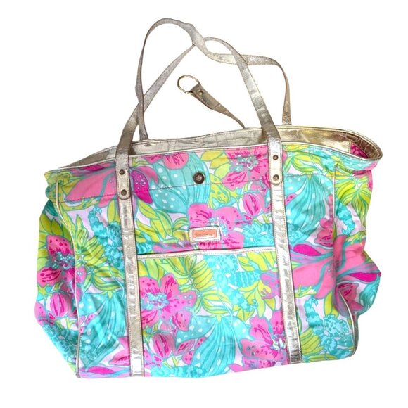 Lilly Pulitzer Resort Large Travel Tote Bag - Picture 1 of 8